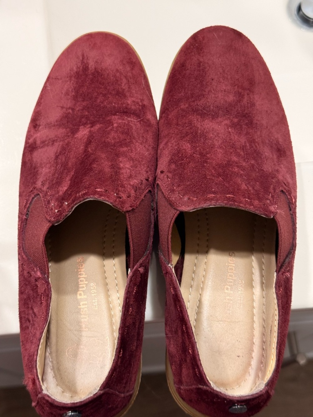 Suede Slip-On Loafers - Women's